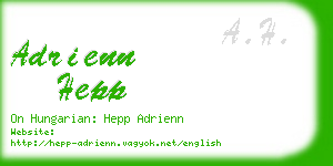 adrienn hepp business card